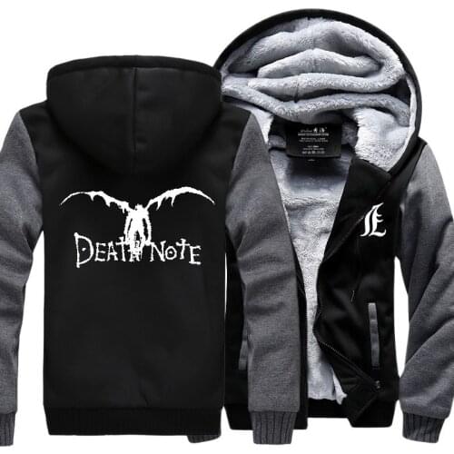 High-Q Unisex Death Note L Killer hoodies Rumia jacket Death Note L Yagami Light Yagami Soichiro Cardigan Hoodies jacket coat