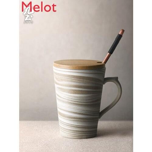 Handmade Ceramic Mug Japanese-Style Coffee Cup Creative Couple Tea Cup