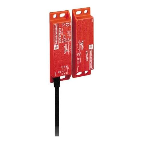 XCSDMP5002 Coded magnetic switch XCSDMP - 1 NC + 2 NO - 1 NO staggered - 2m