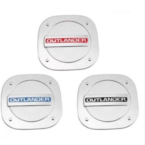 Chromed Fuel Tank Cover Gas Cover For Mitsubishi Outlander Accessories 2016 2017