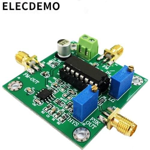 FM demodulation module FSK Demodulation Module FM Receive Center Frequency 10-90MHz Loop Gain Adjustable Demodulation Output