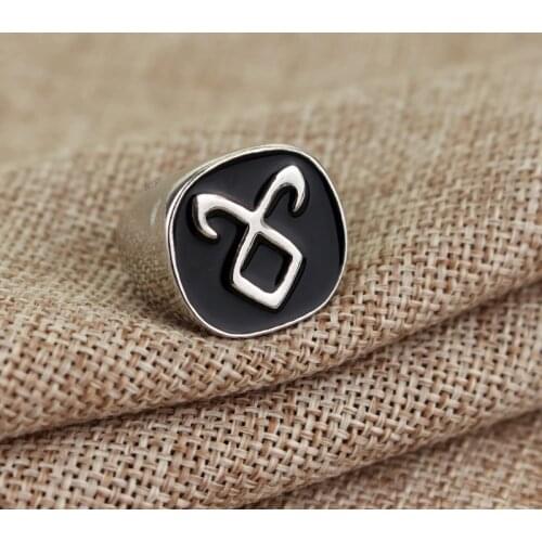 MQCHUN THE MORTAL INSTRUMENTS CITY OF BONES RING ANGEL RUNE-25