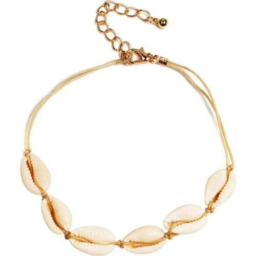 Anklets for Women shell Foot Jewelry Summer Beach Barefoot Bracelet ankle on leg Ankle strap Bohemian Accessories shell anklets