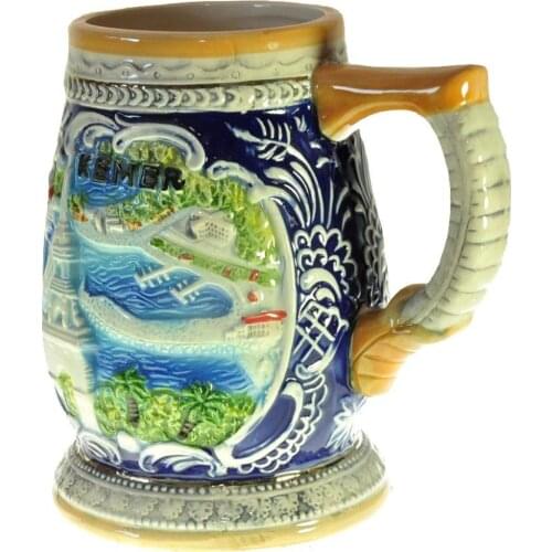 Limited stock !!! Custom design ceramic beer mug handcrafted painting large mug large coffee cup made in Turkey