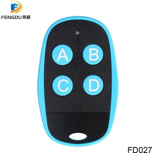 433MHz 4 Channel Wireless RF Remote Control Cloning Remote controller Duplicator for Electric Gate Garage Door Key Fob