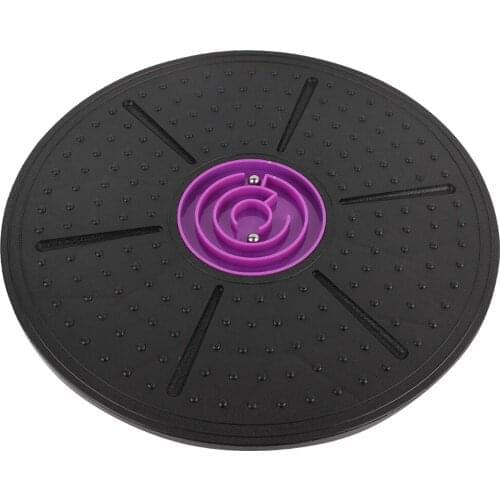 Purple Labyrinth Wobble Balance Board Yoga Training Fitness Exercise Stability Disc Perfectly Support 360 Degree Rotation