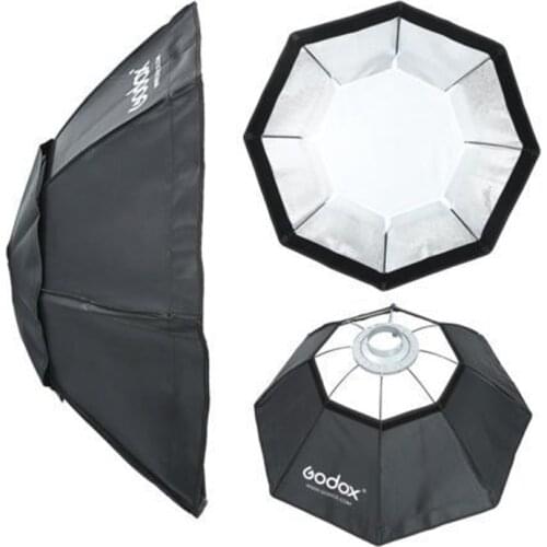 Godox Softbox BW95cm Octagon umbrella Softbox + Bowens Mount Aluminum Alloy Adapter Ring For photography studio godox flash