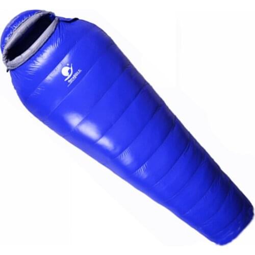 New Arrival High Quality 600/800/1000/1200g White Goose Down Filling Outdoor Camping Comfortable Breathable Sleeping Bag