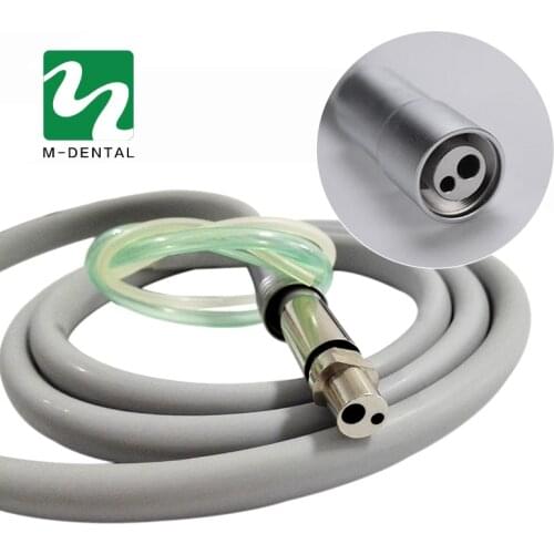 Dental 2 Holes Handpiece Hose Tube With Connector For High Speed Handpiece Dentistry Material