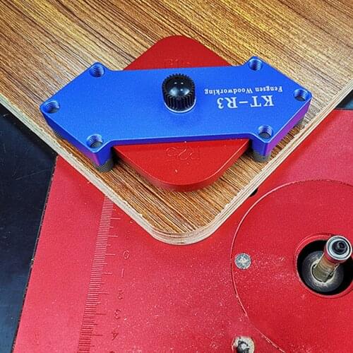 Router Table Corner Jig Templates Radius C/R Angle Locator For Woodworking Electric Wood Milling Trimming Milling Circle Corner