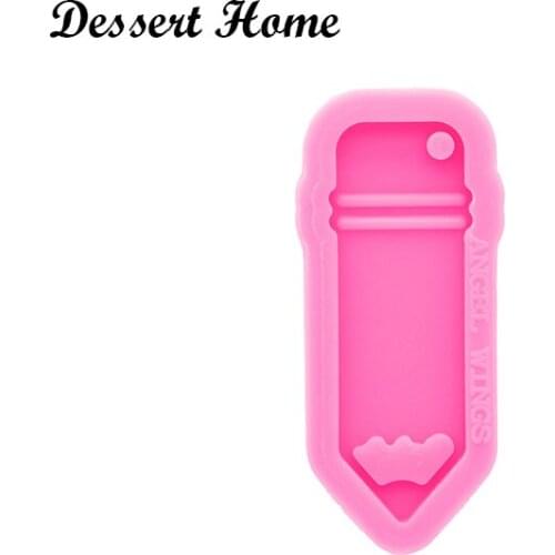 DY0702 Bright Pencil Resin Craft for Keychain, Crayon Silicone Molds, DIY Resin Epoxy Jewellery Making