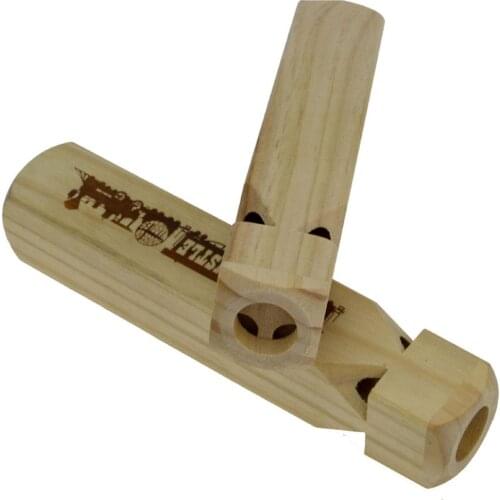 Funny Kids Children Wooden Train Whistle Early Learning Musical Sound Toy Gift