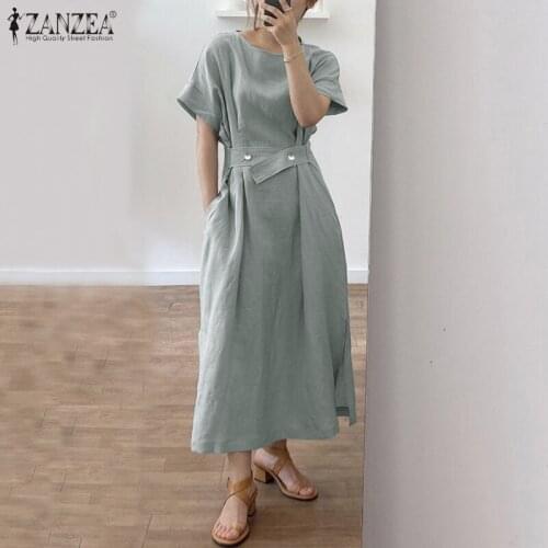 ZANZEA Long Summer Dresses China
