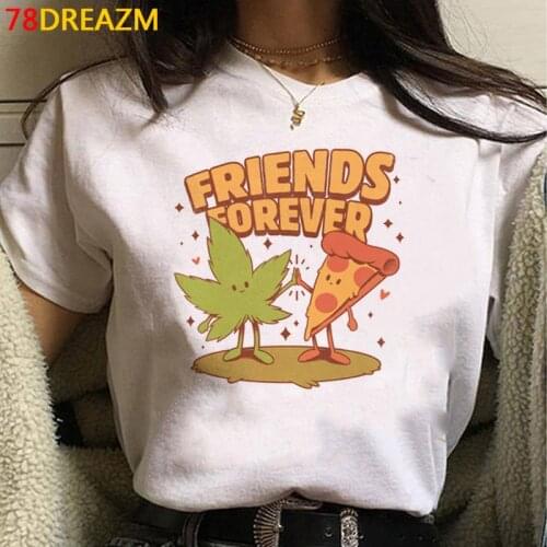 Bong Weed t shirt summer top female casual 2021 streetwear clothes t-shirt white t shirt streetwear