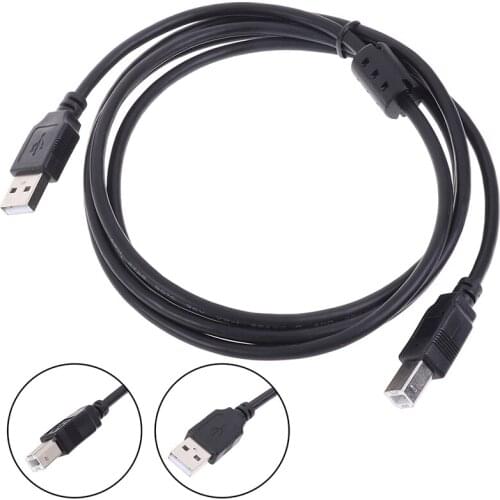 1Pc USB 2.0 Printer Cable Male To Male Cord Adapter 0.3/0.5/1/1.5/1.8M