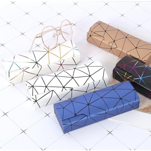 1PC Unisex Portable Glasses Box Fashion Rectangle Reading Eyeglasses Sunglasses Protective Case Eyewear Protector