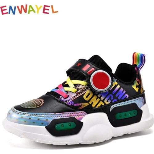 2020 fashion sport shoes led for girls sneakers kids boys shining glowing bebe toddler baby children shoes with light luminous