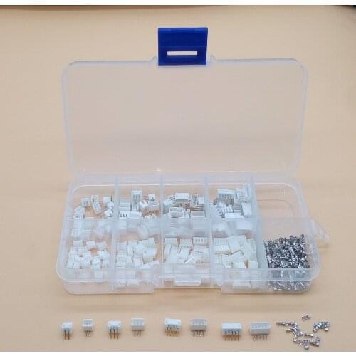 80 sets ZH 1.5mm Pitch Terminal Housing Right Angle Pin Header Connector with box ZH-1.5mm connectors