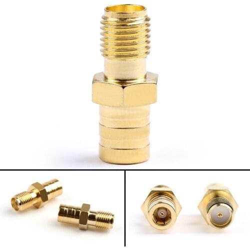 Artudatech 10Pcs SMA Female Jack To SMB Plug Female Straight RF Connector SMA-SMB Adapter Parts