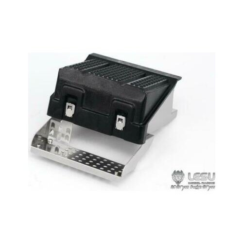 LESU Battery Box W/ Plate Metal for 1/14 DIY SCA RC Tractor Truck Dumper Car TH08734-SMT5