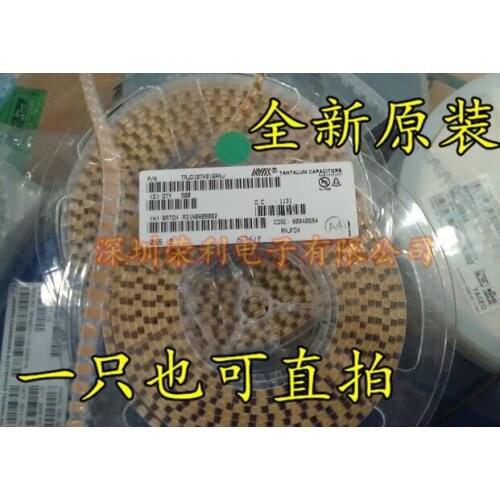 The chip tantalum capacitors 100uF / 16V 7343 D -type 16v100uF 107c