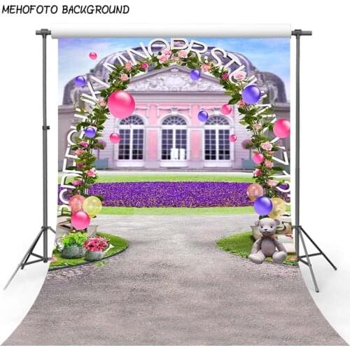 Photography Backdrop Vintage Garden Backgrounds for Wedding Photobooth 10x10 Vinyl Backdrops Outdoor Purple Lavender Flower Prop