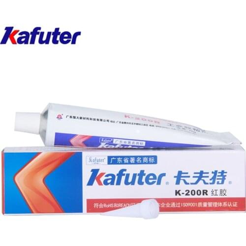 Kafuter 75g K-200R Electronic Special Red Glue Potentiometer Fixing Screws Positioned Adhesives Environmental Sealant