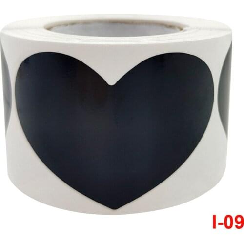 Love blackboard with roll label PVC erasable sticker kitchen food label 150 pieces / roll