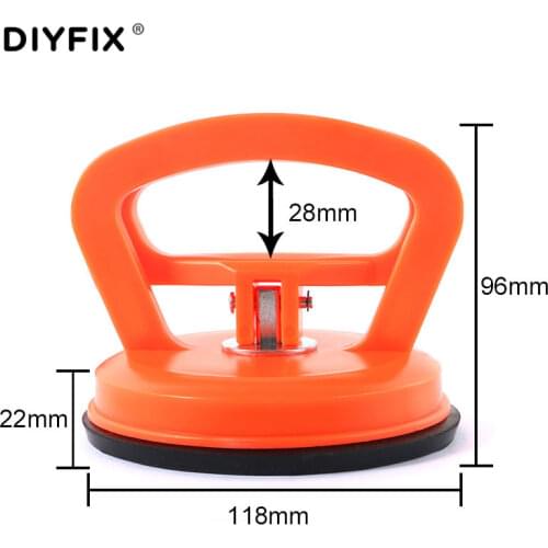 DIYFIX 4.6" Suction Cup Dent Removal Car Dent Repair Single Hand Held Puller Heavy Duty Auto Repair Tool Set