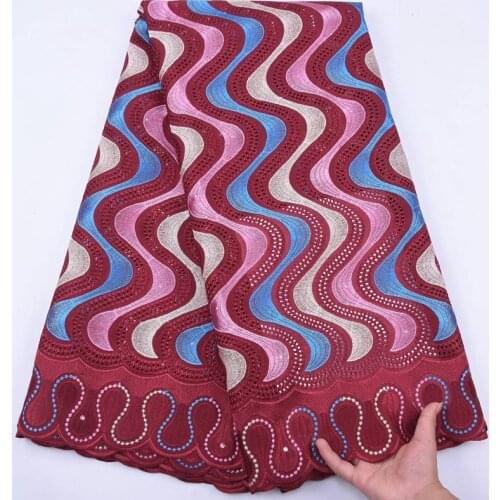 New Design Cotton African Wedding Dress Materials Dry Lace Swiss Voile Lace In Switzerland Nigerian Lace Fabrics For Dress S1952