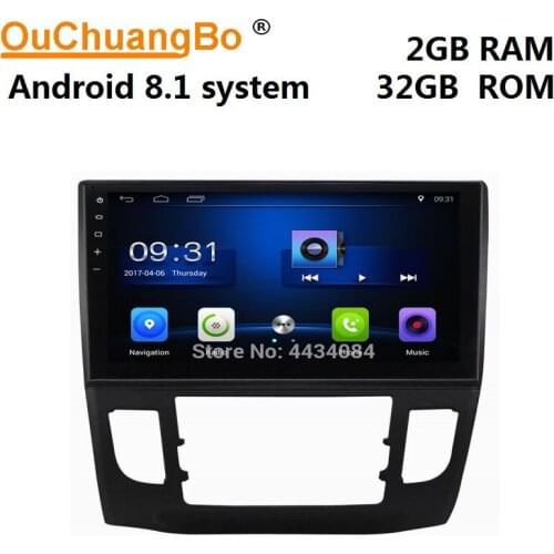 Ouchuangbo car audio gps touch screen autoradio for Crider automatic support USB bluetooth swc 4 core android 8.1 OS