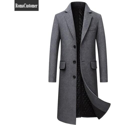 RomaCustomer Mens Long Coats