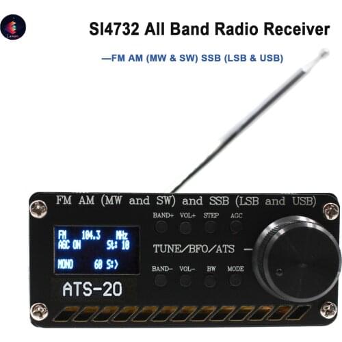 SI4732 All Band Radio Receiver FM AM (MW & SW) SSB (LSB & USB) Covering Commercial Ham Radio Bands Pre Configured