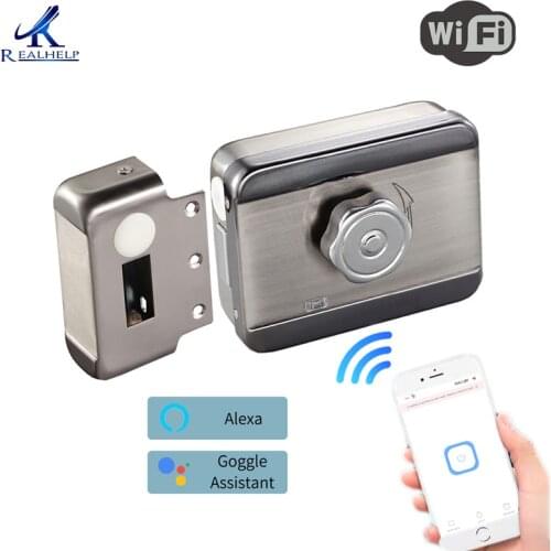 WIFI Access Control System Remote Control Anti-thief Keyless Safety Gate Smart Lock Smart Home Kit Voice Command