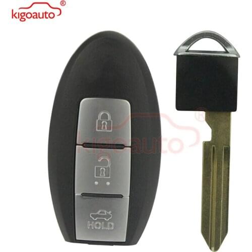 Smart key remote 3 button 433.9mhz for Nissan Bluebird kigoauto