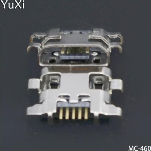 YuXi 10pcs/lot Micro mini USB jack socket charging Port Dock Connector For Lenovo Vibe A7020 K52t38 K52e78 K5 Note For Meizu