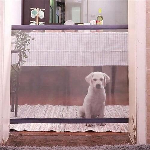 180cm*72cm Ingenious Mesh Magic Pet gate Safe Guard and Install anywhere Pet safety Enclosure