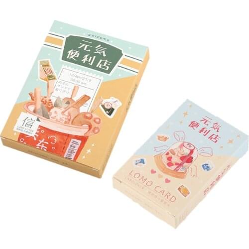 2 Sizes 30 Sheets/Set Creative Snacks Convenience Store Postcard Lomo Card Greeting Card Birthday Gift Card