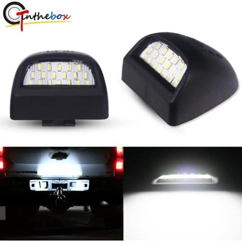 Gtinthebox 6000K Xenon White 18SMD OEM-Full LED For Chevrolet Silverado GMC Sierra 1500 2500 3500 Truck License Plate Light 12V