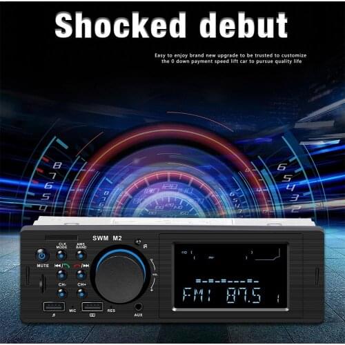 Automotive Electronics Car Stereo MP3 Music Player FM Bluetooth USB TF AUX Radio Bluetooth Car AUX Classic Car Stereo Audio