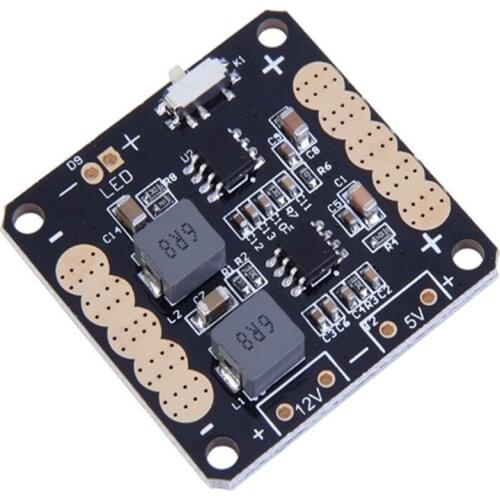 CC3D Flight Controller Power Distribution Board with 5V/12V BEC Output LED Switch qav 180 210 250 270