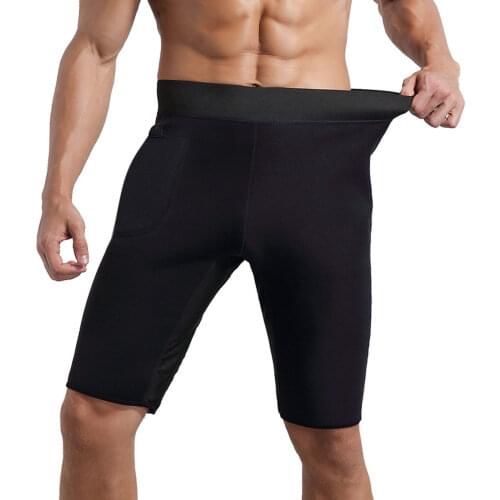 Mens Weight Loss Slimming Compression Short Pants Neoprene Gym Sport Leggings Shorts Sauna Hot Sweat Thermo Body Shaper Running