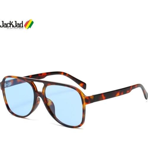 JackJad 2021 Fashion Classic Vintage Pilot Style Sunglasses For Women Men Cool Gradient ins Brand Design Sun Glasses Shades 3022