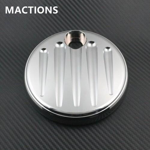 Fuel Tank Console Door Gas Tank Parts Motorcycles Aluminum Chrome For Harley Touring 08 - 16 FLHX / FLTR / FLHT