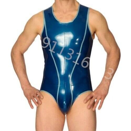 Latex Catsuit Tights Rubber Zentai Swimming Suit whole Suit Suit Suit S-XXL