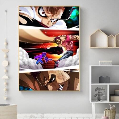 Modular Canvas Home One Piece Kaido King Shanks Decor Prints Painting Poster Modern Wall Art Picture For Living Room No Framed