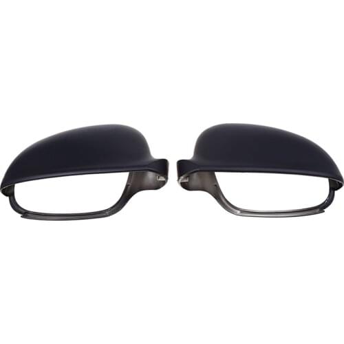 POSSBAY Fit for VW Golf/R32/GTI/Rabbit 2006-2009 Car Styling ABS Matte Black Side Mirror Cover Trim Car Rearview Mirrors Trims