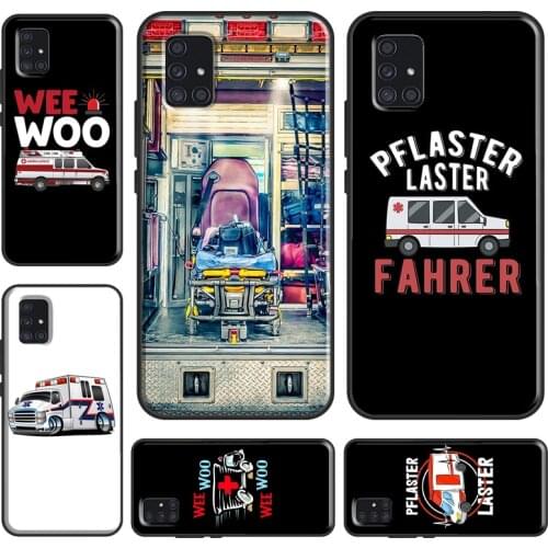 Ambulance EMS EMT Paramedic Case For Samsung A32 A52 A72 A12 A42 A21S A20e A10 A20S A40 A50 A70 A11 A51 A71 A31 Coque