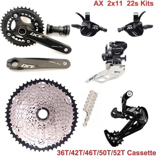 LTWOO MTB 1*11 Speed Groupset Rear Shifter Derailleur 11s 52T 50T 46T 42T 36T Cassette k7 11s Chain Current Chain Ring Crank Set
