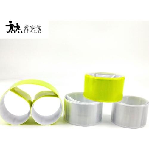 41CM MEILITE 500 candle lights reflective Wristband slap band bracelets armband for running riding safety visibility